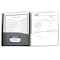 C-Line Products 8-1/2" x 11" Smoke 8-Pocket Spiral-Bound Poly Portfolio, 12EA/DS, 6DS/CT 33081-DS - alternate 2